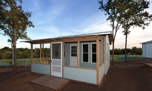 blue microhome