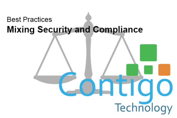 mixing compliance and security graphic