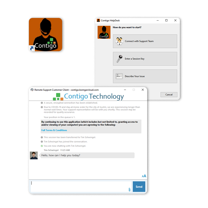 App support example
