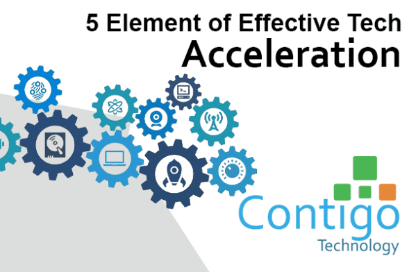 5 elements of effective technology acceleration graphic