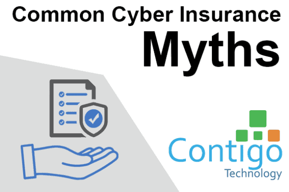 common cyber insurance myths graphic