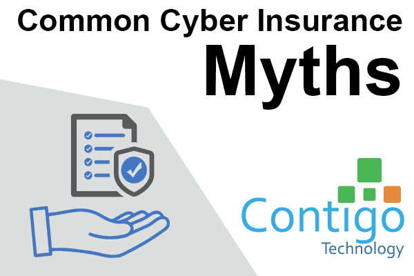 common cyber insurance myths graphic